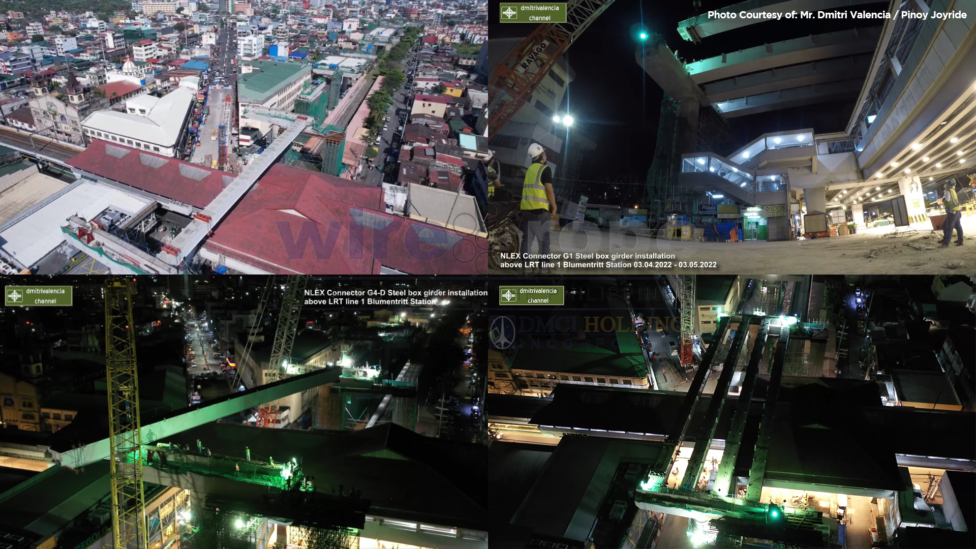Composite View of Heavy Lift at Blumentritt Station